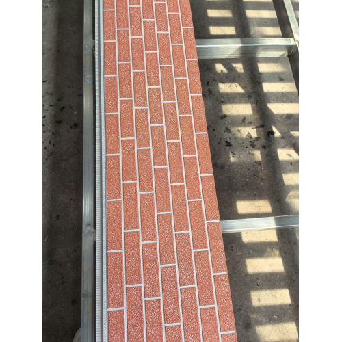 Classic Red Brick Texture Exterior PU Insulated Panels