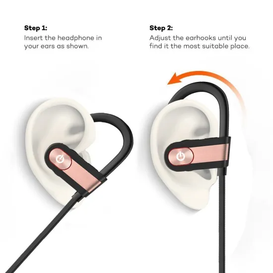 Bluetooth Headphones Wireless In-Ear Earphones for Running with Mic (V4.1, CVC 6.0 Noise Cancelling
Bluetooth Headphones Wireless In-Ear Earphones for Running with Mic (V4.1, CVC 6.0 Noise Cancelling)