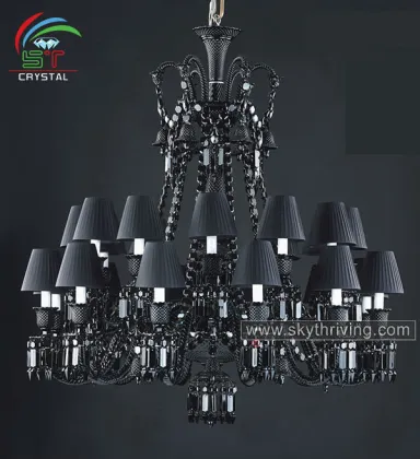 Black baccarat chandelier
