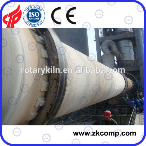 cement calcining kiln from ZK Corp. with ISO 9001 certification