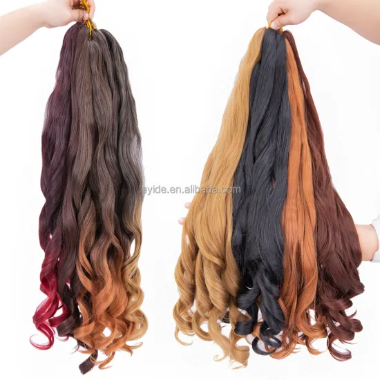 AliLeader 150g Yaki Silk Wavy Synthetic Jumbo Spiral Deep Curl Braiding Hair Crochet Braids Hair Extension