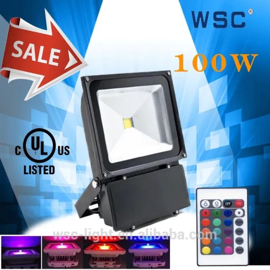 Christmas Color Changing Outdoor LED Flood Light 100W DMX RGB LED Lighting