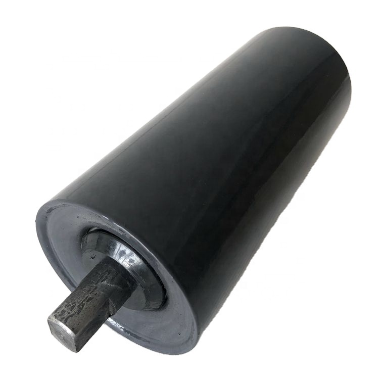 Waterproof Q235 Steel Idler Roller with Deep Groove Ball Bearing for Belt Conveyor