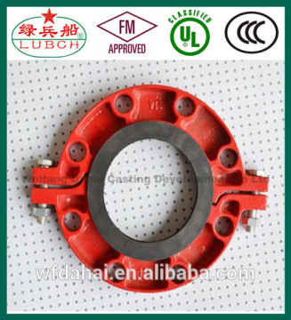 ul fm approved casting split flange for ductile iron pipe/stainless steel pipe