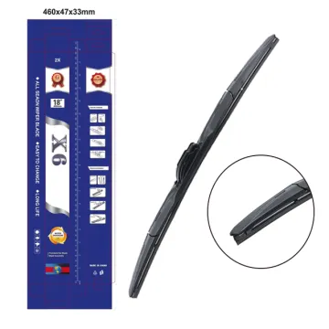 Multifunctional Windshield Wipers in Various Sizes - Universal Car Wipers with Natural Rubber