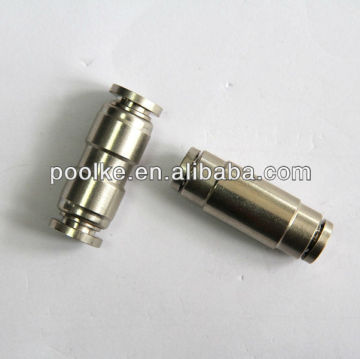 Mental Push-in Pneumatic Fittings