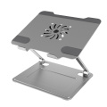 Ordinateur de refroidissement ergonomique en aluminium avec support pour ordinateur portable avec ventilateur