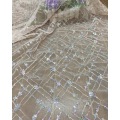 Mesh lace fabric embroidered fabric