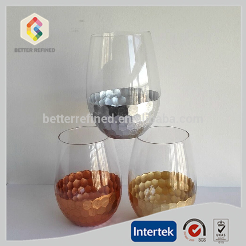 مجموعة زجاج النبيذ Stemless