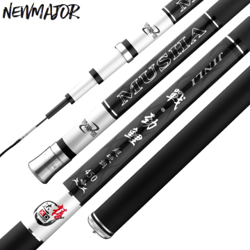 NEWMAJOR 2.7M-7.2M Varilla de pesca de fibra de carbono multipropósito para arroyos, lagos y agua salada