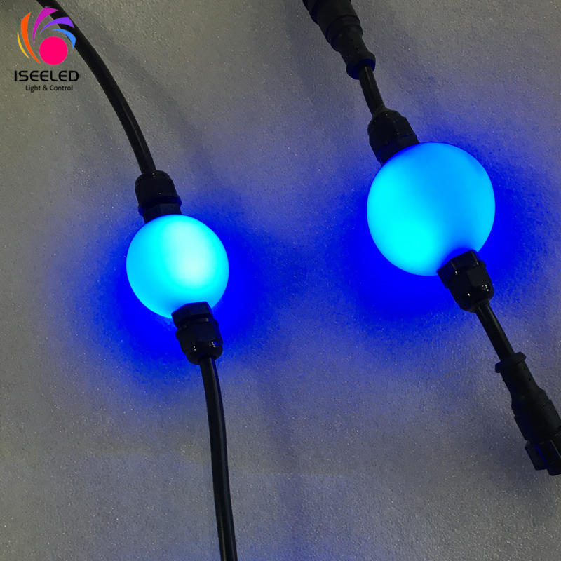 Лічбавы RGB LED MAGIC BALL Ulding String