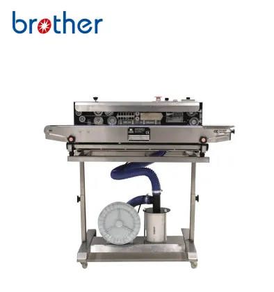 continuous Gas Filling Heat band sealer Sealing Machine