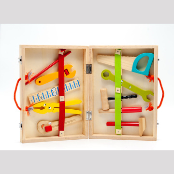 Spielzeug aus Holz-Zugspur, Holzblock-Gebäude-Spielzeug