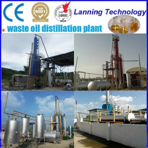 new technology processing waste oil to diesel