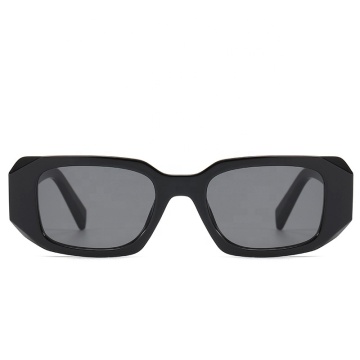 2023 Luxury Retro Women's Sunglasses: Personality Square Small Frame Leg Wide Design