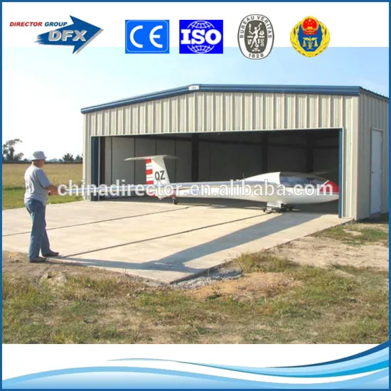 insulation strong high steel structure personal jet hangar building