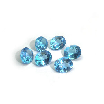 Swiss Blue Topaz for Making Jewelry Loose Gemstone