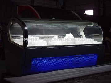 commercial hard ice cream freezer display desktop ice cream popsicle display freezer