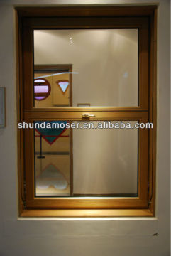 Moser top hung double glazed solid wood window
