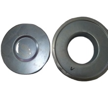 Water filter system round galvanized filter end caps