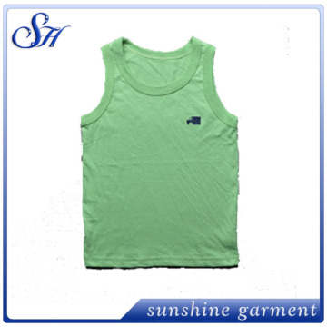 T shirt Wholesale China Round Neck Sleeveless Custom Cheap Kids T Shirt