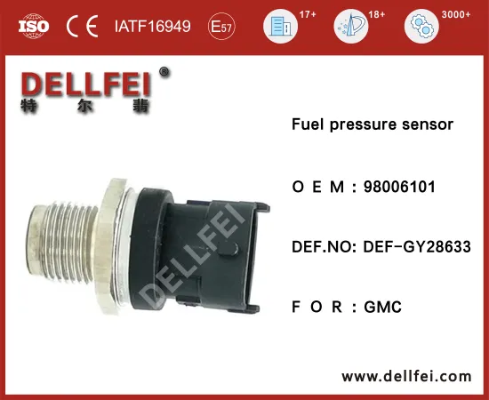 New Common Rail High Pressure Sensor 98006101 for GMC
