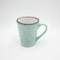 Caneca de café cerâmica de argila minimalista moderna 850ml