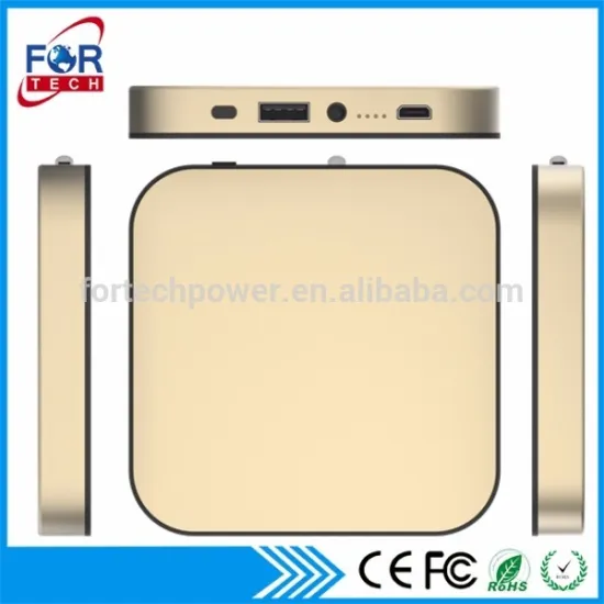 Slim power bank 4000mah with gift package,battery bank for promotional