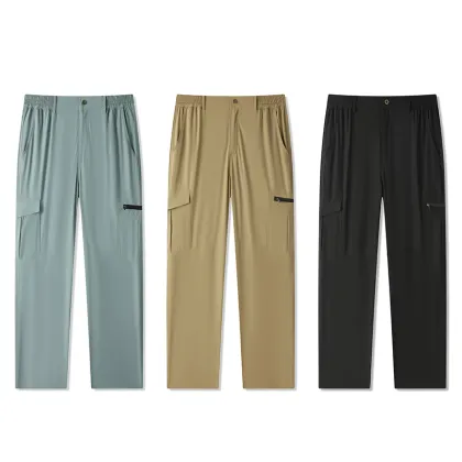 Men`s Training Pants with Zipper Pockets