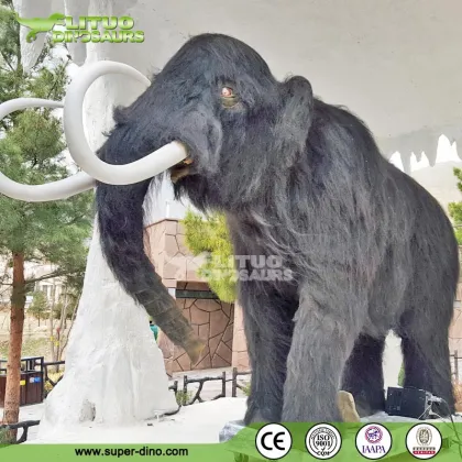 Life Like Animals Outdoor Park Exhibition Animatronic Mammoth