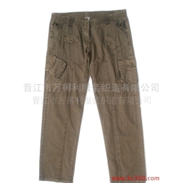 2012 Cotton Trousers with Pockets
