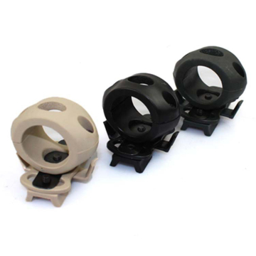 360 Degree Quick Release Tactical Helmet Flashlight Mount Adapter