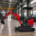 2Ton Red Canopy Crawler حفار صغير