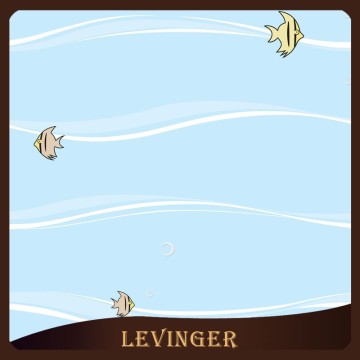 Levinger Free Sample Underwater Fish Pattern Wallpaper for Children
