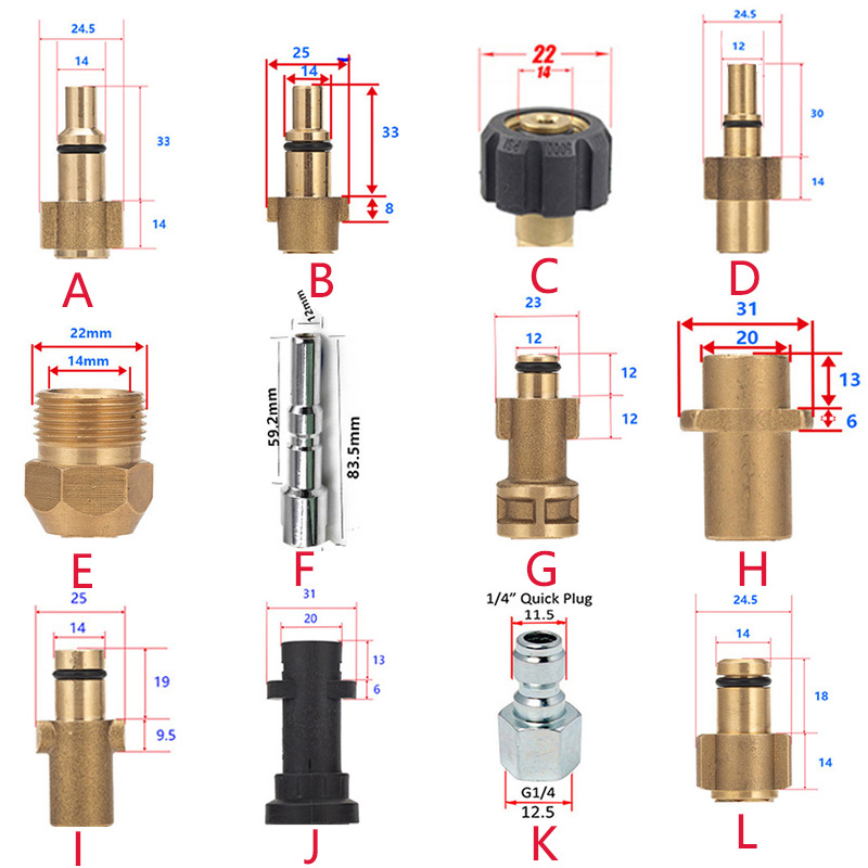 El mejor set de calidad superior 3000 PSI 1 litro kit de jabón para lavadora de automóviles para botella para lavado de automóviles