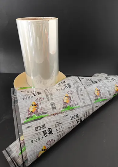 PVC shrink film shrink film label