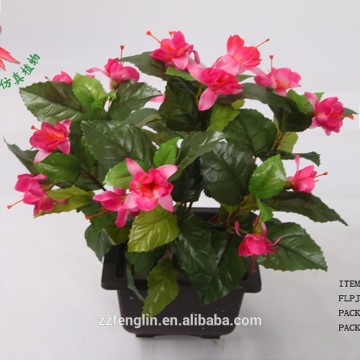 hot selling 35cm factory artificial silk fuchsias flower wholesale for wedding decoration
