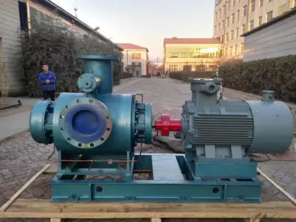 Bornemann Twin Screw Pump W7T 2ZK112M1W73 Double Screw Pump Model FSL 20 75