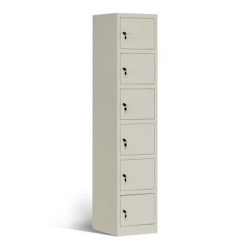 6 Tier Volledige Lengte School Locker