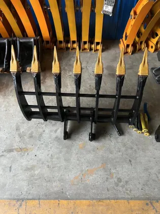 OEM Manufacturer Factory: High-Quality Excavator Landscape Rakes and Root Rakes for Hitachi, Caterpillar (Cat), and Other Brands