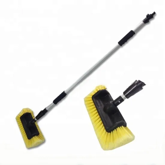 Water Flow Soft Bristle Telescopic Car Wash Brush