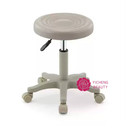 Yicheng Beauty Cheap Price Adjustable Height Barber Chair with Wheels