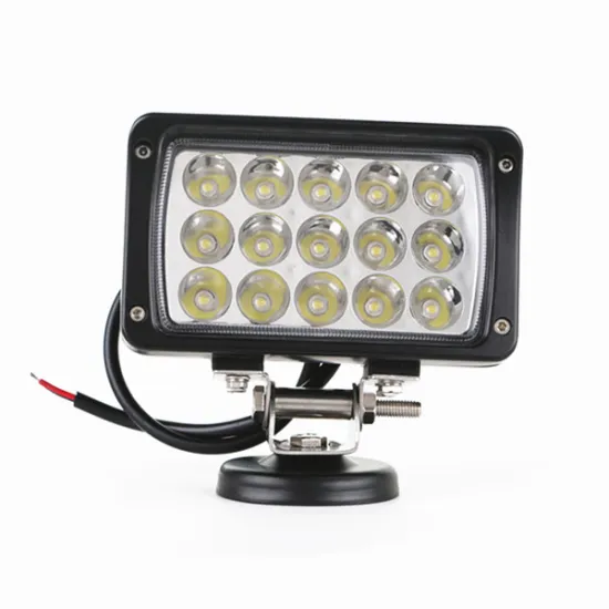 Wholesale 45W Offroad LED Work Light 4X6 LED Headlight Driving Lamp Rectangular 15x3w LED work light