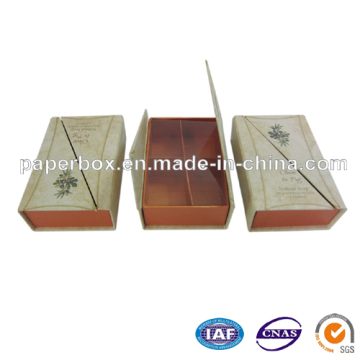 Paper Soap Box with Bar-Type Magnet Insert (FXS-119)