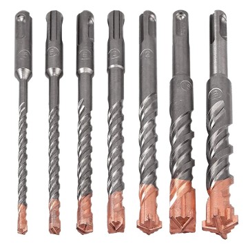 6 mm, 12 mm, 4 bit di perforazione SDS più per calcestruzzo: strumenti di alta qualità per uso professionale