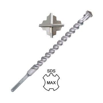 Royal Sino Carbide Cross Tip 4 Cutters U Flute SDS Max Drill Bit