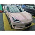 TPU Rouge Pink Glossy Car Vinyl Wrap