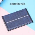 0.6W 5V 120mA Solar Cell Module Polycrystalline Solar Panel DIY Charger