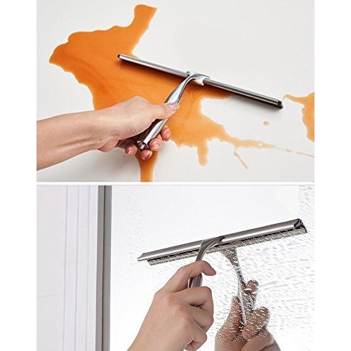 Stainless steel kitchen glass shower door squeegee