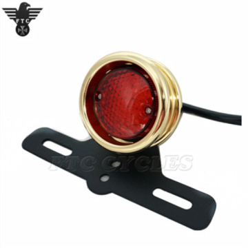 Copper LED Motorcycle Tail Light for Cafe Racer